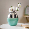 Blue Ceramic Vase - Flower vase for home decor, office and gifting | Home decoration items