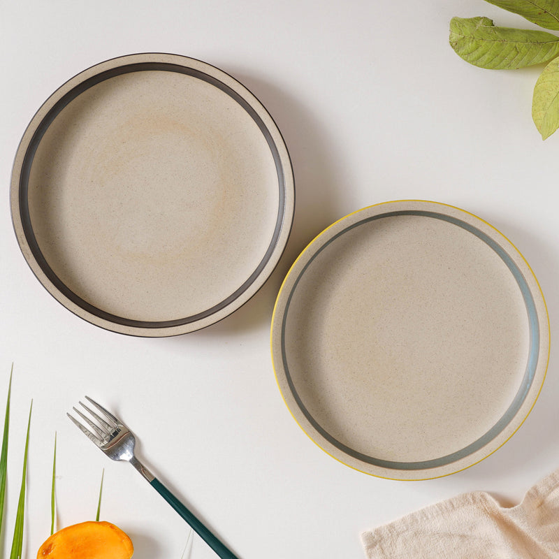 Soboku Red Snack Plate 8 Inch - Serving plate, snack plate, dessert plate | Plates for dining & home decor