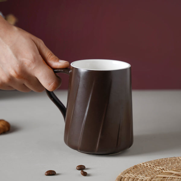 Hot Chocolate Mug 400 ml- Mug for coffee, tea mug, cappuccino mug | Cups and Mugs for Coffee Table & Home Decor