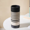 Dual Toned Taper Flower Vase - Ceramic flower vase for home decor, office and gifting | Room decoration items