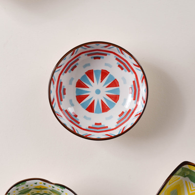 Quirky Printed Ramekin - Bowl,ceramic bowl, snack bowls, curry bowl, popcorn bowls | Bowls for dining table & home decor