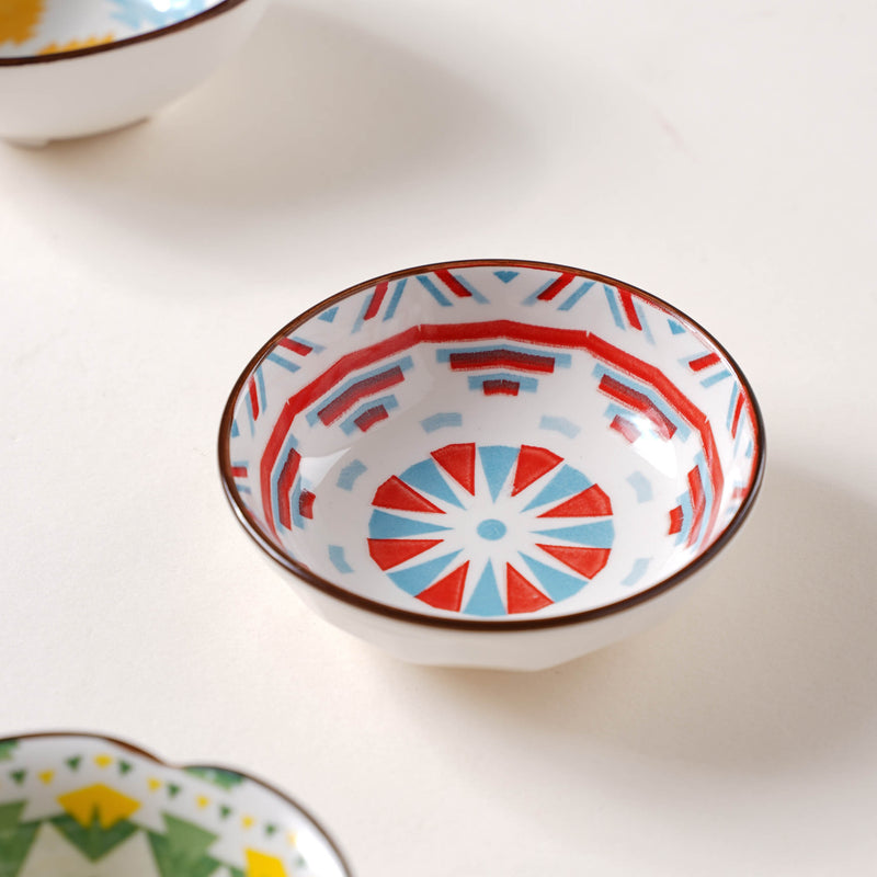Quirky Printed Ramekin - Bowl,ceramic bowl, snack bowls, curry bowl, popcorn bowls | Bowls for dining table & home decor