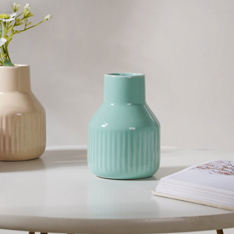 Glossy Decorative Flower Pot - Flower vase for home decor, office and gifting | Home decoration items