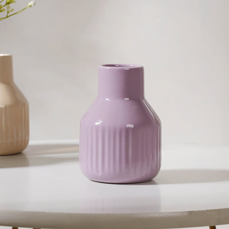 Glossy Decorative Flower Pot - Flower vase for home decor, office and gifting | Home decoration items