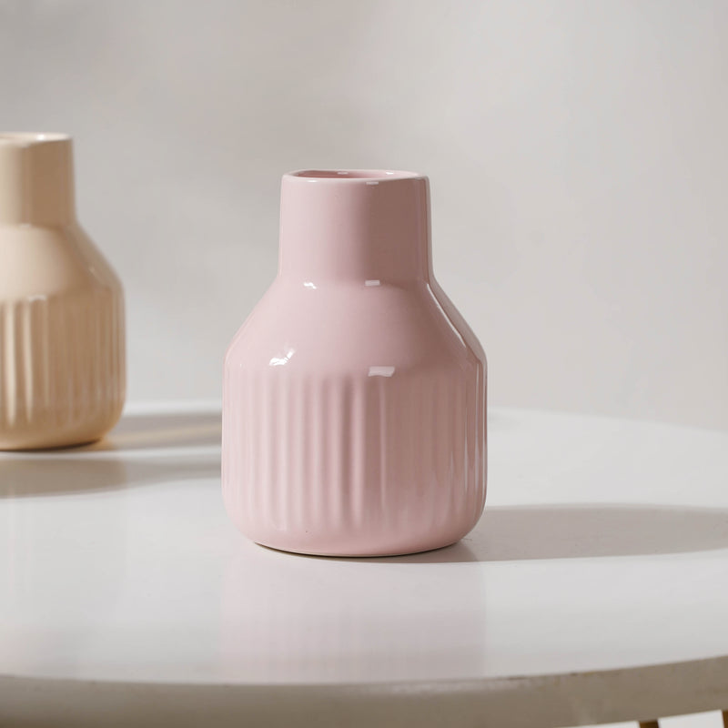 Glossy Decorative Flower Pot - Flower vase for home decor, office and gifting | Home decoration items