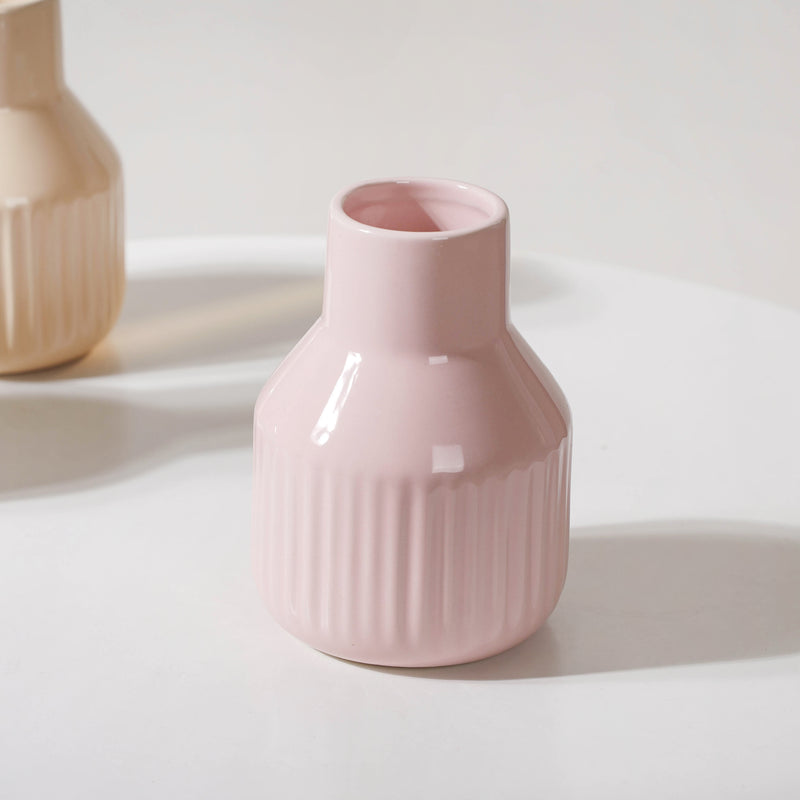 Glossy Decorative Flower Pot - Flower vase for home decor, office and gifting | Home decoration items