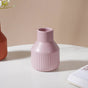 Matte Soft Hued Vase - Flower vase for home decor, office and gifting | Home decoration items