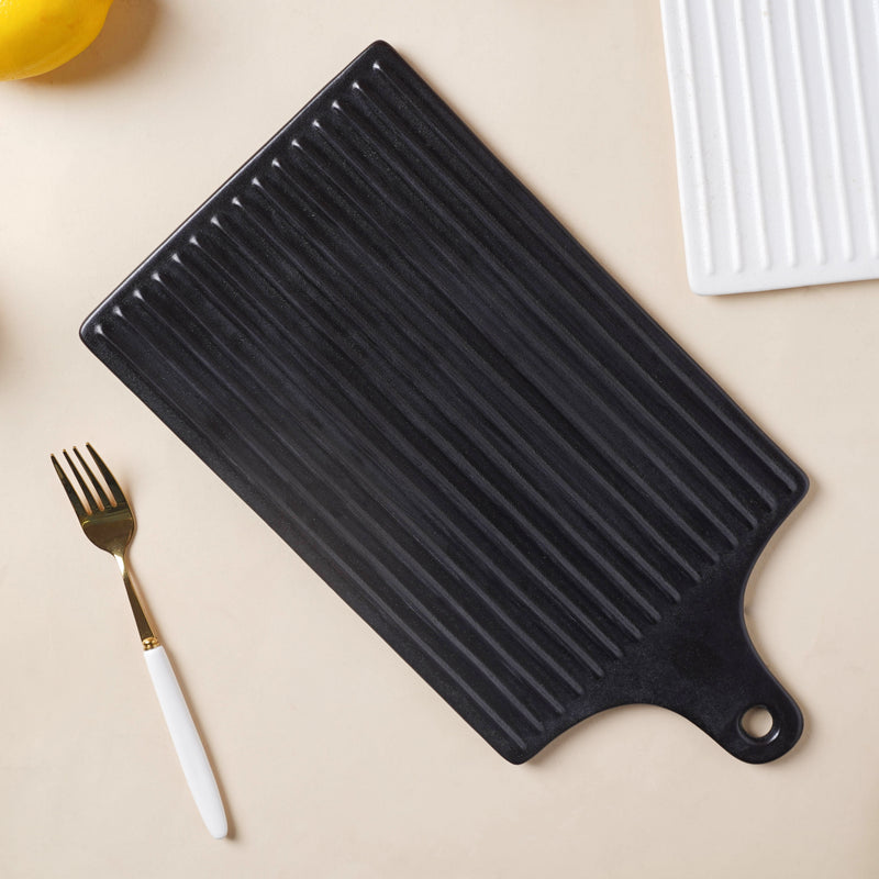 Flat Grill Plate - Ceramic platter, serving platter, fruit platter | Plates for dining table & home decor