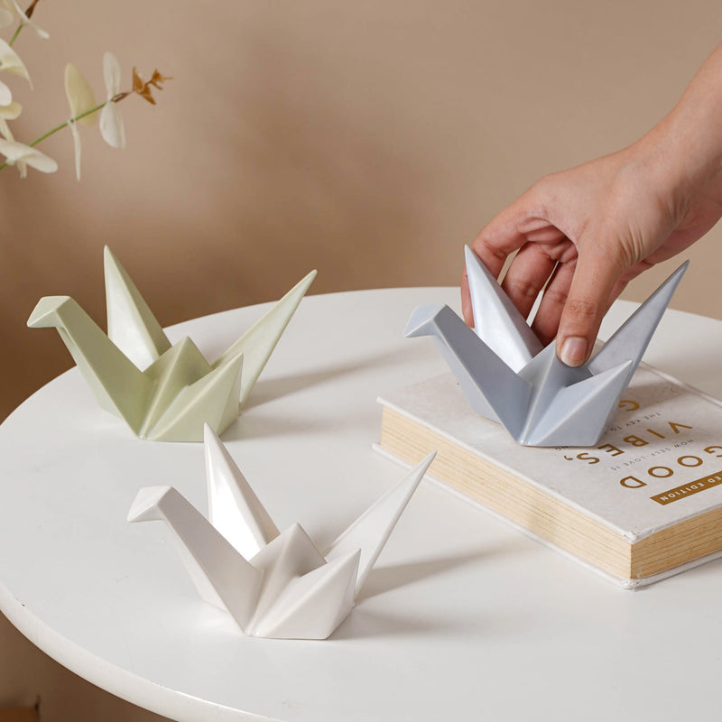 Origami Swan Decor - Showpiece | Home decor item | Room decoration item