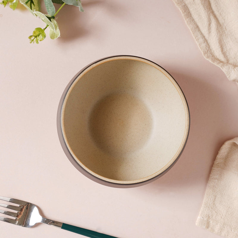 Soboku Red And Black Dessert Bowl 300 ml - Bowl,ceramic bowl, snack bowls, curry bowl, popcorn bowls | Bowls for dining table & home decor