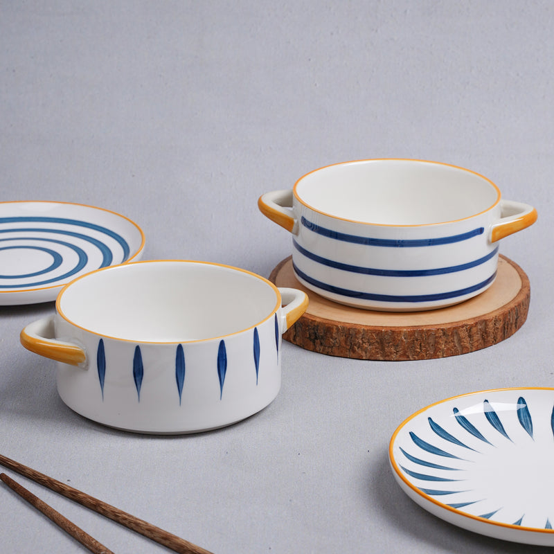 Serving Bowl With Handles Nitori - Bowl, ceramic bowl, serving bowls, noodle bowl, salad bowls, bowl for snacks, baking bowls, large serving bowl, bowl with handle | Bowls for dining table & home decor