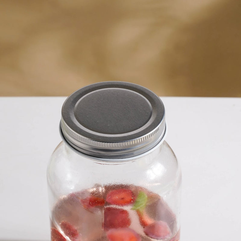 Glass Pickle Jar With Lid Set Of 4 750ml - Jar