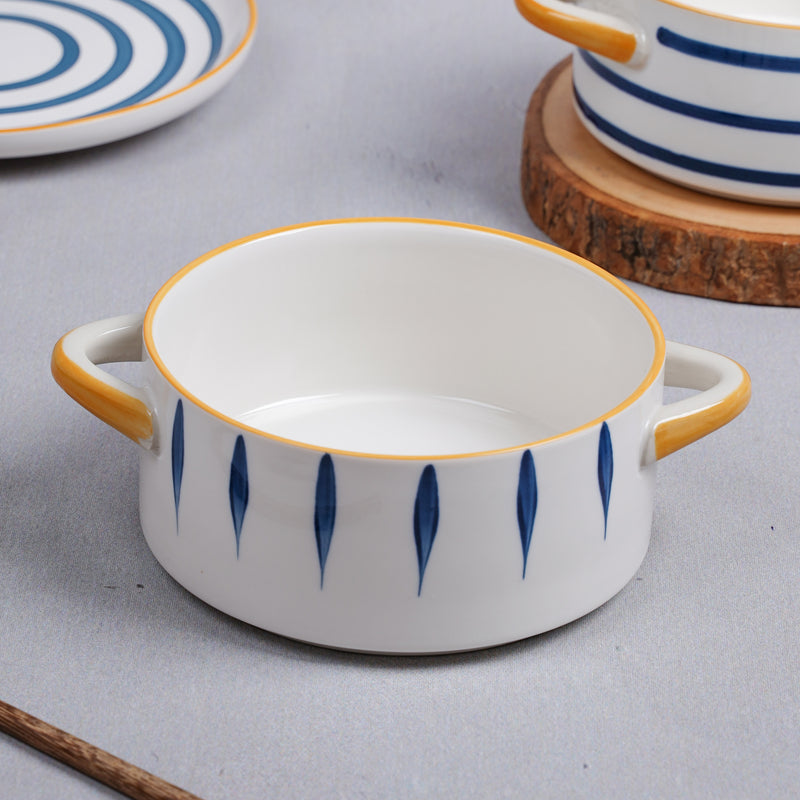 Serving Bowl With Handles Nitori - Bowl, ceramic bowl, serving bowls, noodle bowl, salad bowls, bowl for snacks, baking bowls, large serving bowl, bowl with handle | Bowls for dining table & home decor