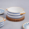 Serving Bowl With Handles Nitori Large - Bowl, ceramic bowl, serving bowls, noodle bowl, salad bowls, bowl for snacks, baking bowls, large serving bowl, bowl with handle | Bowls for dining table & home decor