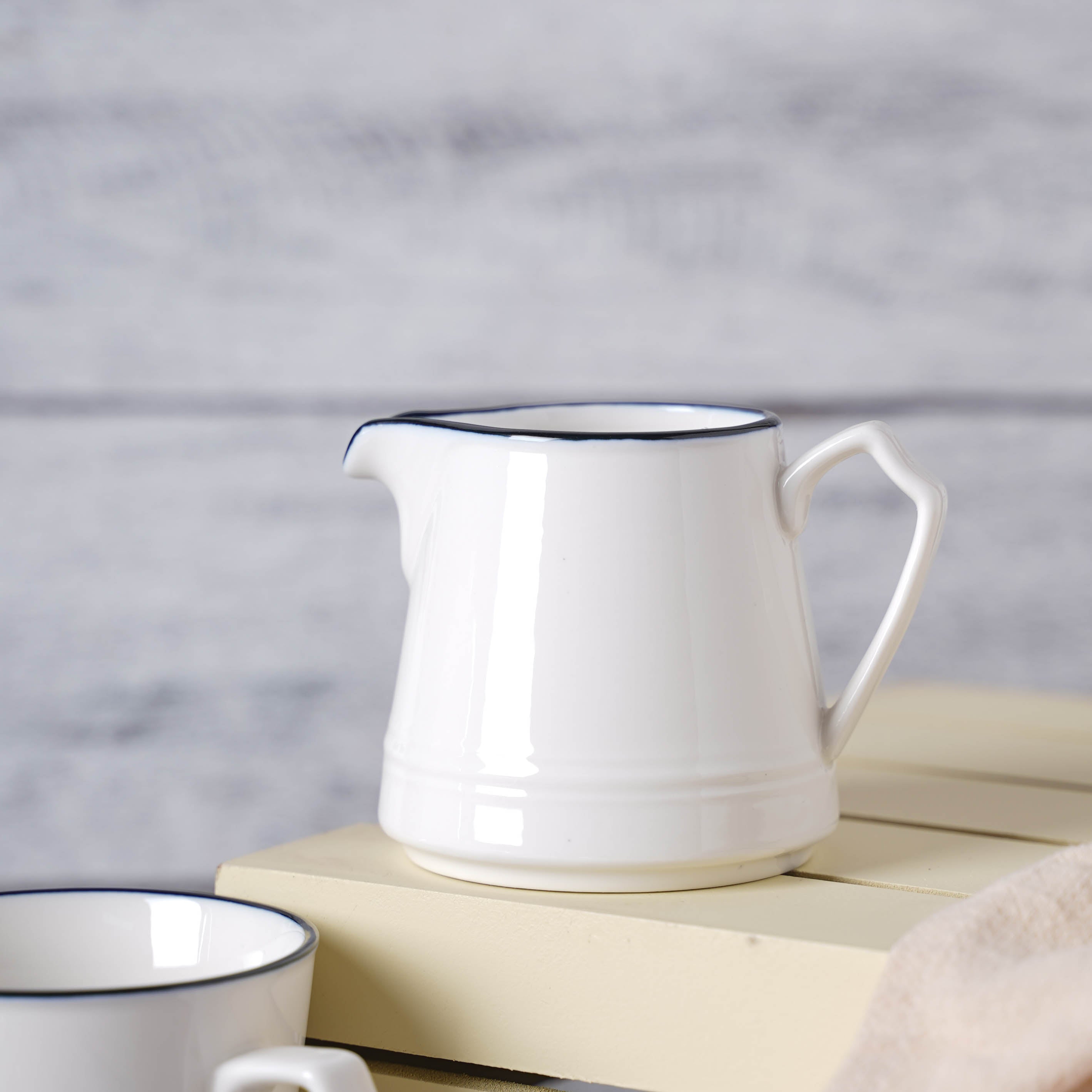 Black and White Tea Set