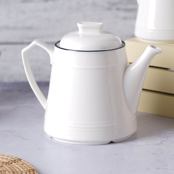 Black and White Tea Set - Tea cup set, tea set, teapot set | Tea set for Dining Table & Home Decor