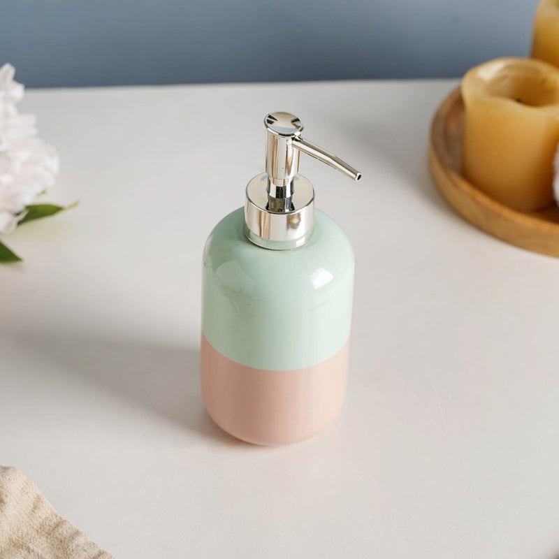 Dual Toned Ceramic Soap Dispenser 350 ml