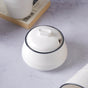 Black and White Tea Set - Tea cup set, tea set, teapot set | Tea set for Dining Table & Home Decor