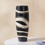 Black and White Flower Vase - Flower vase for home decor, office and gifting | Home decoration items