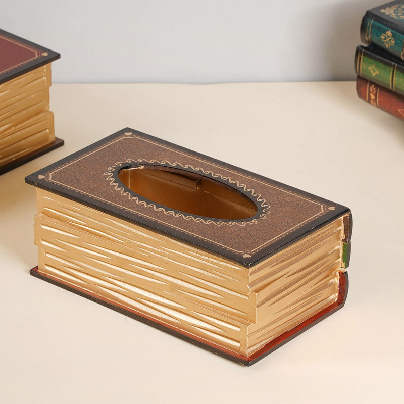 Stacked Books Tissue Box - Tissue box and organizer | Home and room decor items