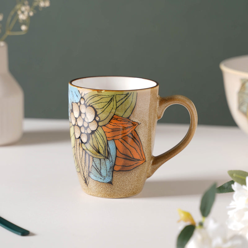 Ikebana Tea Cup 350 ml- Mug for coffee, tea mug, cappuccino mug | Cups and Mugs for Coffee Table & Home Decor