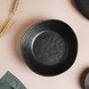 Earthen Stoneware Serving Bowl Matte Black 900 ml - Bowl, ceramic bowl, serving bowls, noodle bowl, salad bowls, bowl for snacks, large serving bowl | Bowls for dining table & home decor