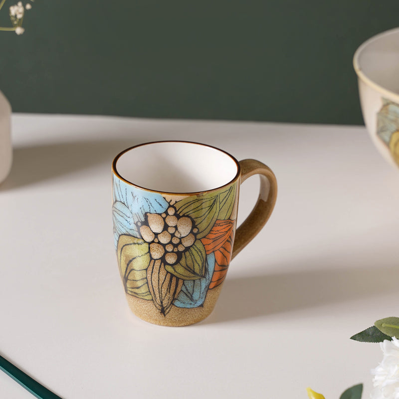Ikebana Tea Cup 350 ml- Mug for coffee, tea mug, cappuccino mug | Cups and Mugs for Coffee Table & Home Decor