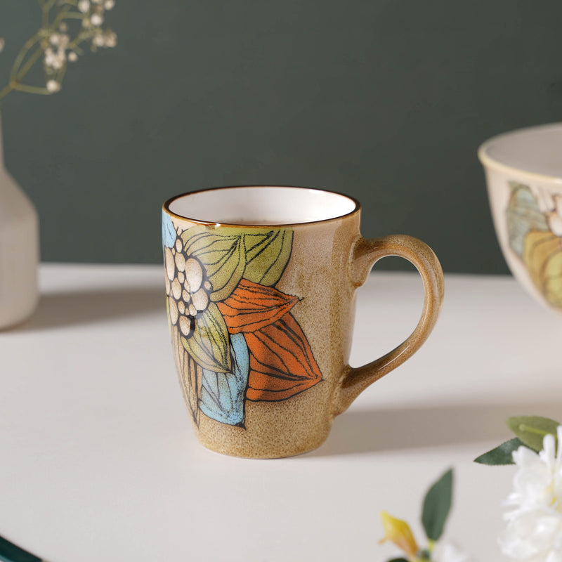 Ikebana Tea Cup 350 ml- Mug for coffee, tea mug, cappuccino mug | Cups and Mugs for Coffee Table & Home Decor