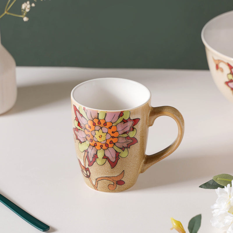 Ikebana Coffee Mug 350 ml- Mug for coffee, tea mug, cappuccino mug | Cups and Mugs for Coffee Table & Home Decor