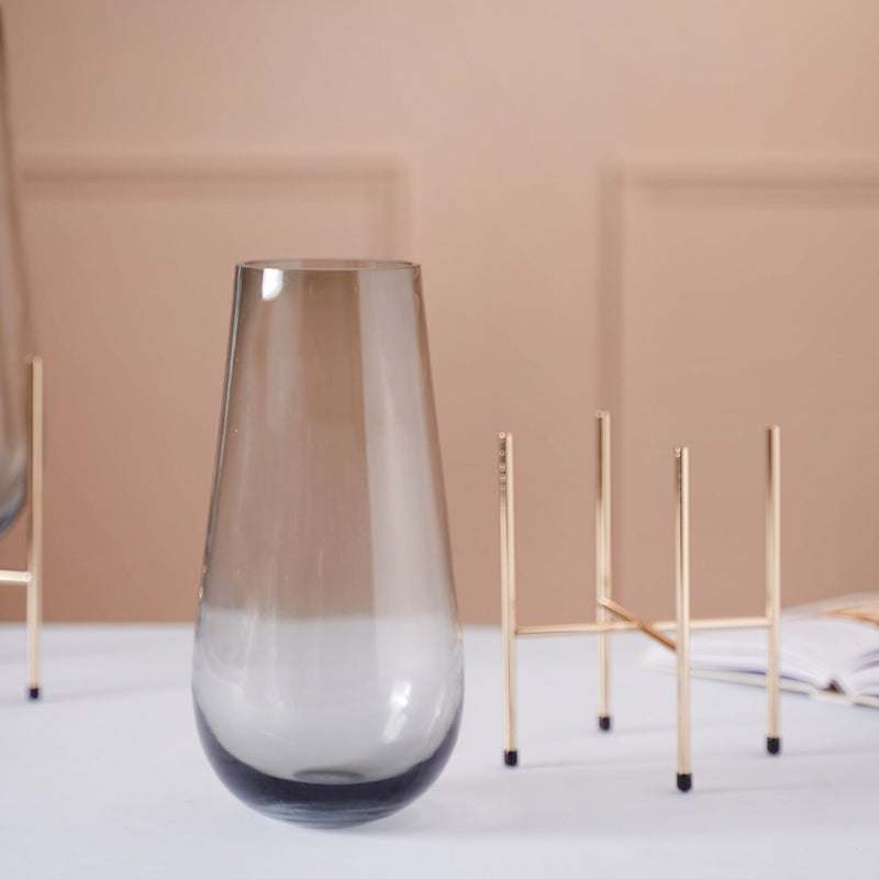 Small Crystal Vase - Flower vase for home decor, office and gifting | Home decoration items