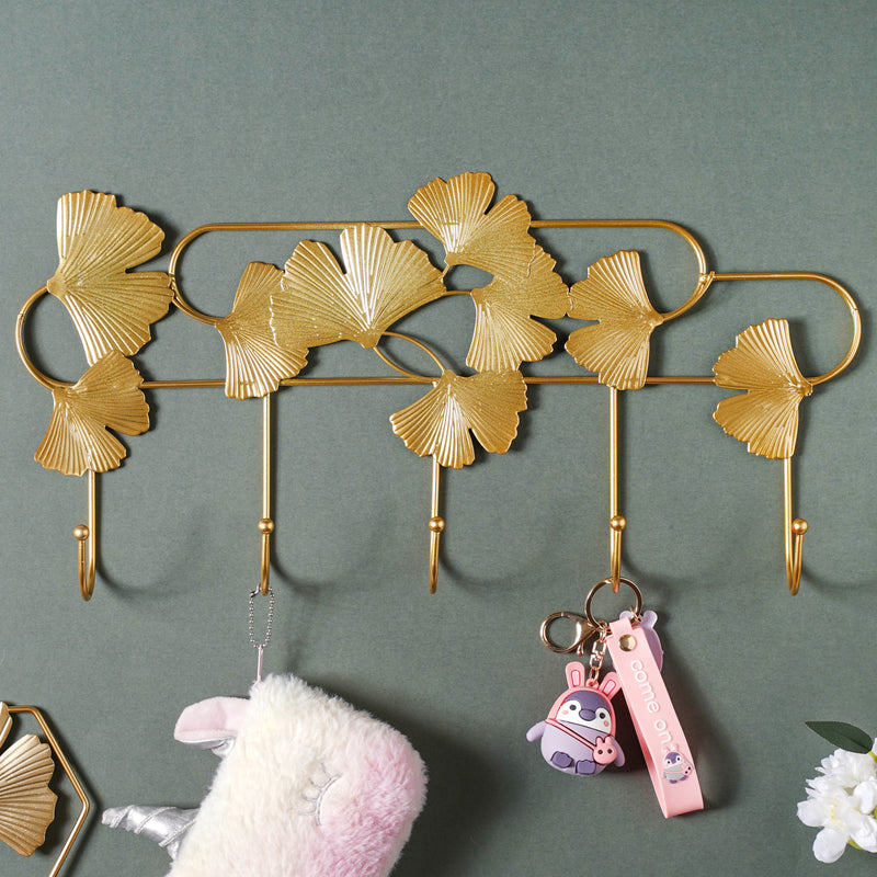 Gold Wall Mount Hanger - Wall hook/wall hanger for wall decoration & wall design | Home & room decoration ideas