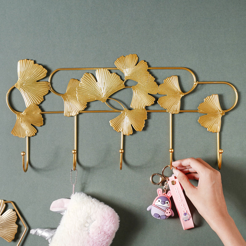 Gold Wall Mount Hanger - Wall hook/wall hanger for wall decoration & wall design | Home & room decoration ideas