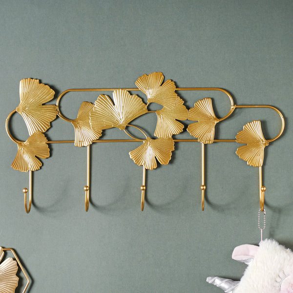 Gold Wall Mount Hanger - Wall hook/wall hanger for wall decoration & wall design | Home & room decoration ideas