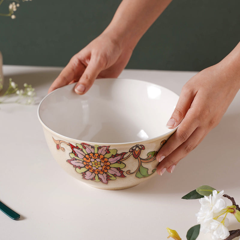 Ikebana Serving Bowl 7.5 Inch 1.8 L - Serving bowls, ceramic serving bowls, serving bowls set, snack bowls, icecream bowls, ceramic bowls