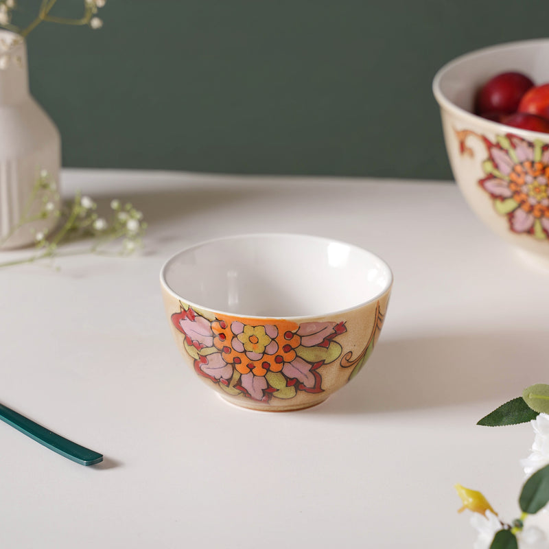 Ikebana Soup Bowl 300 ml - Bowl, soup bowl, ceramic bowl, snack bowls, curry bowl, popcorn bowls | Bowls for dining table & home decor