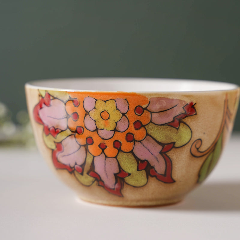 Ikebana Soup Bowl 300 ml - Bowl, soup bowl, ceramic bowl, snack bowls, curry bowl, popcorn bowls | Bowls for dining table & home decor