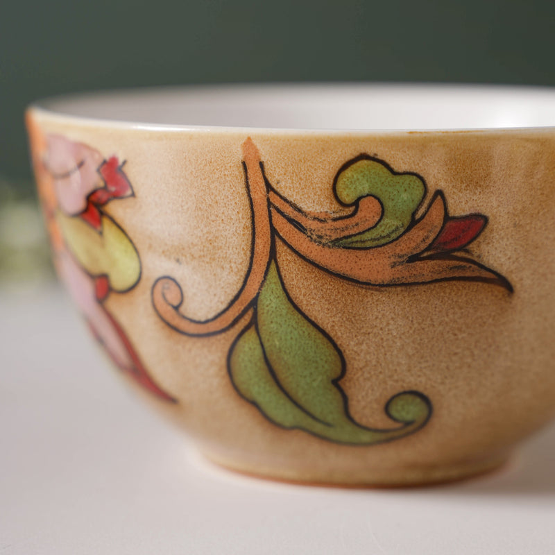 Ikebana Soup Bowl 300 ml - Bowl, soup bowl, ceramic bowl, snack bowls, curry bowl, popcorn bowls | Bowls for dining table & home decor