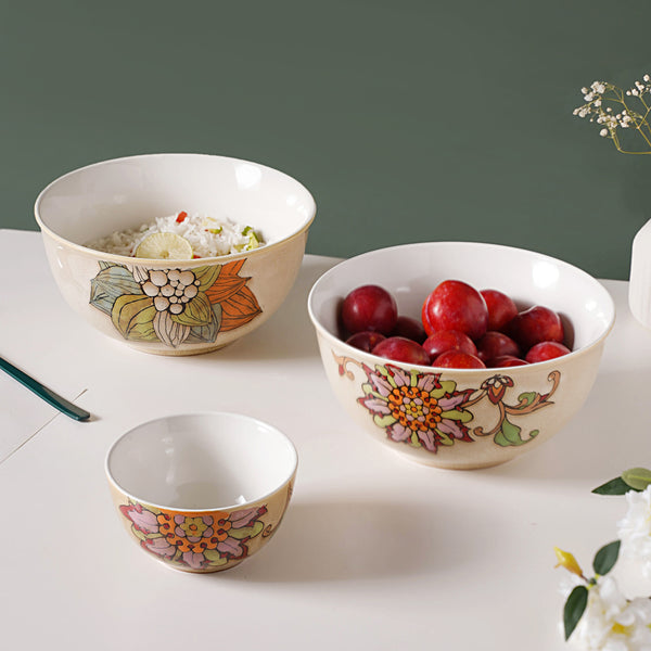 Ikebana Soup Bowl 300 ml - Bowl, soup bowl, ceramic bowl, snack bowls, curry bowl, popcorn bowls | Bowls for dining table & home decor