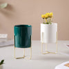 Flowering Ceramic Clay Pot - Indoor planters and flower pots | Home decor items
