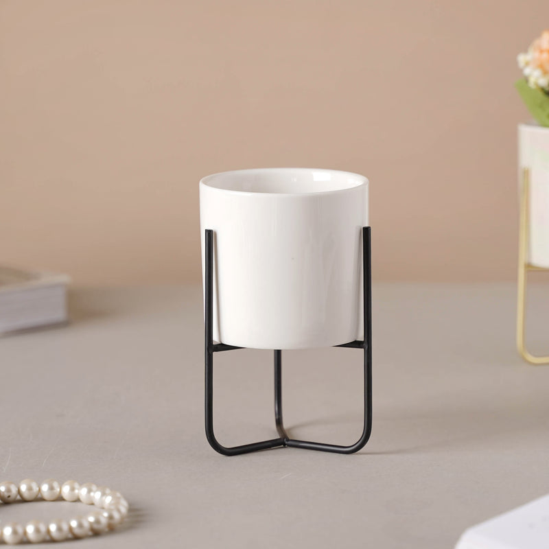 Indoor Porcelain Planters Medium - Plant pot and plant stands | Room decor items