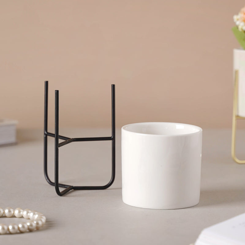 Indoor Porcelain Planters Medium - Plant pot and plant stands | Room decor items