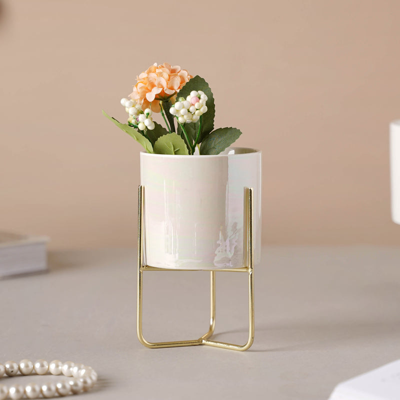 Indoor Porcelain Planters Medium - Plant pot and plant stands | Room decor items