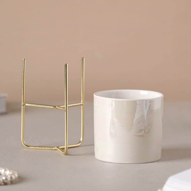 Indoor Porcelain Planters Medium - Plant pot and plant stands | Room decor items