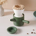 Pour Over Coffee Pot Set Green 400 ml - Coffee pot, coffee strainer, pot set | Coffee pot set for Dining table & Home decor