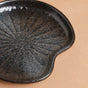 Onyx Finish Stoneware Dessert Plate Black - Serving plate, small plate, snacks plates | Plates for dining table & home decor