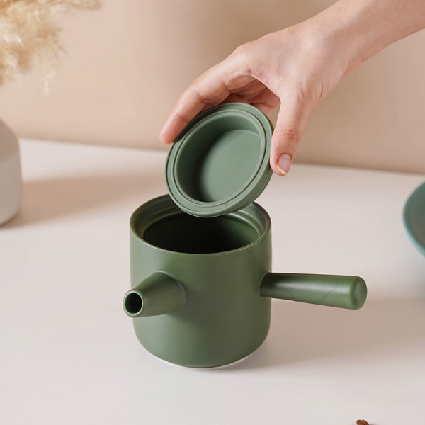 Pour Over Coffee Pot Set Green 400 ml - Coffee pot, coffee strainer, pot set | Coffee pot set for Dining table & Home decor