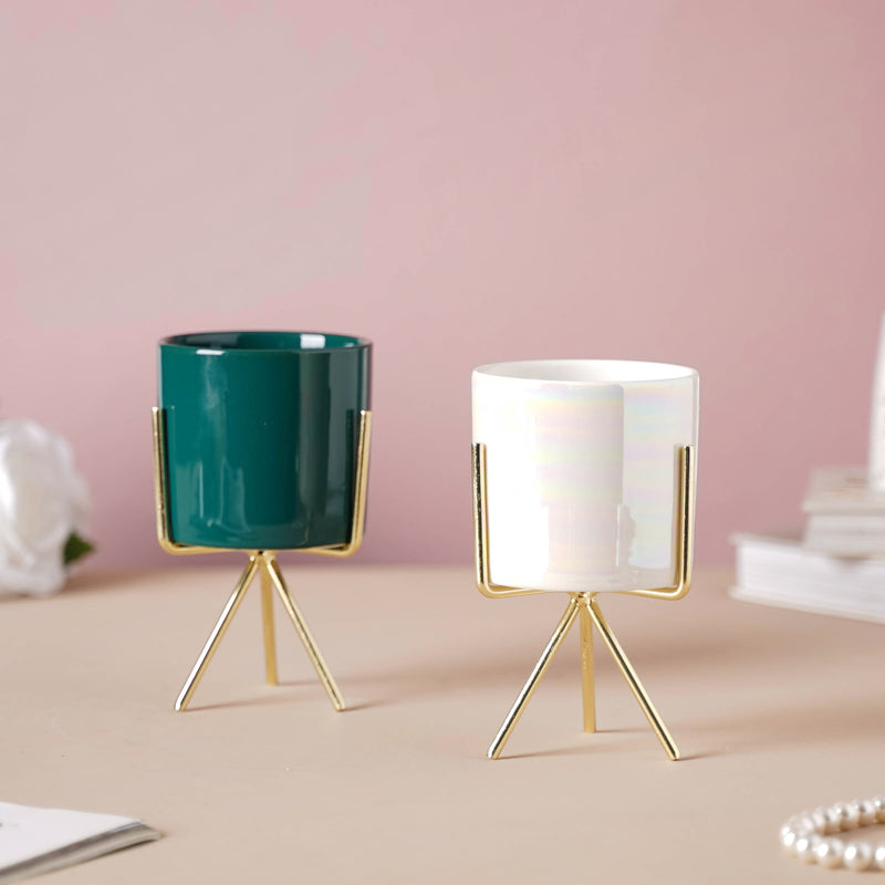 Porcelain Flower Pot - Indoor plant pots and flower pots | Home decoration items