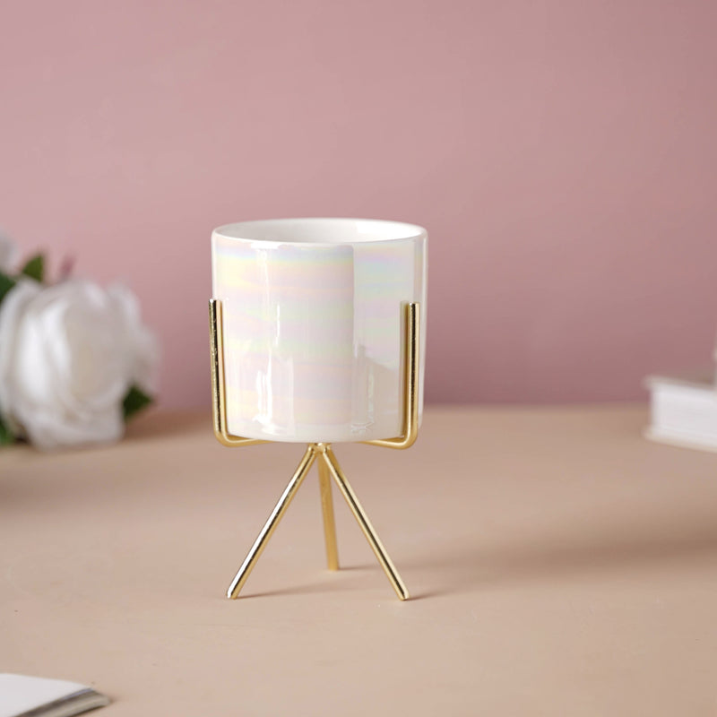 Porcelain Flower Pot - Indoor plant pots and flower pots | Home decoration items