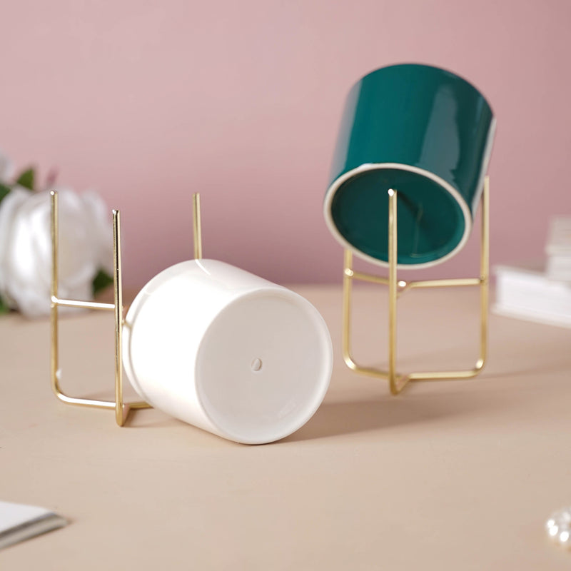 Porcelain Flower Pot - Indoor plant pots and flower pots | Home decoration items