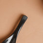 Onyx Finish Stoneware Soup Spoon Black